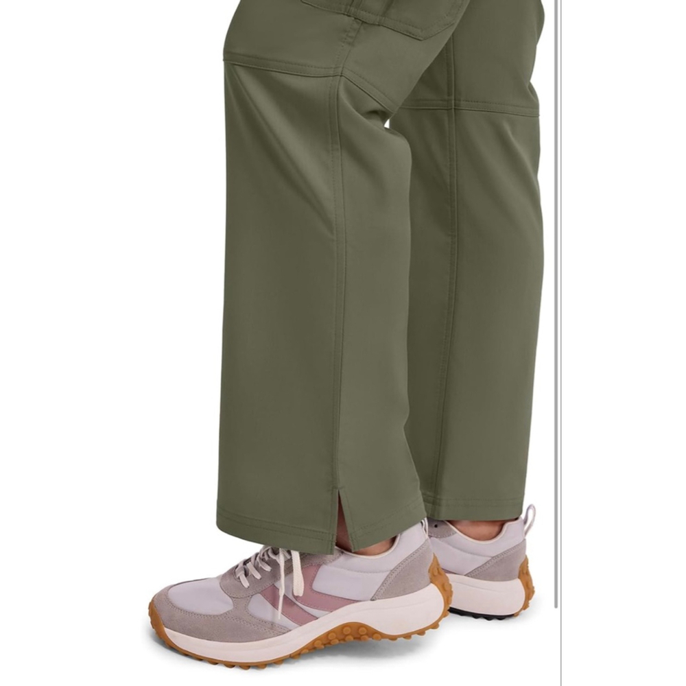 NEW Healing Hands Scrub Pant Tori Yoga Knit Waistband 5 Pockets 2-Way Stretch XL - Picture 8 of 10